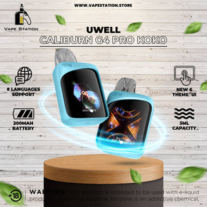 UWELL Caliburn G4 Pro KOKO Pod System Kit 2000mAh  Vape Station