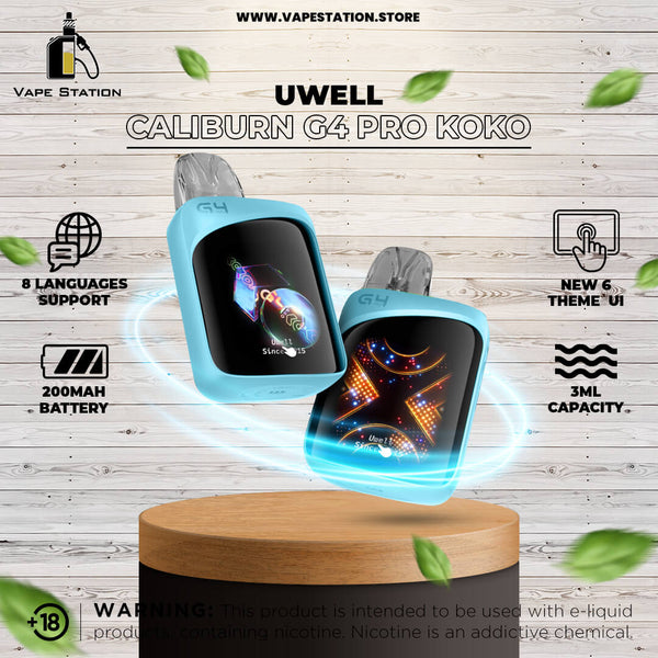 UWELL Caliburn G4 Pro KOKO Pod System Kit 2000mAh