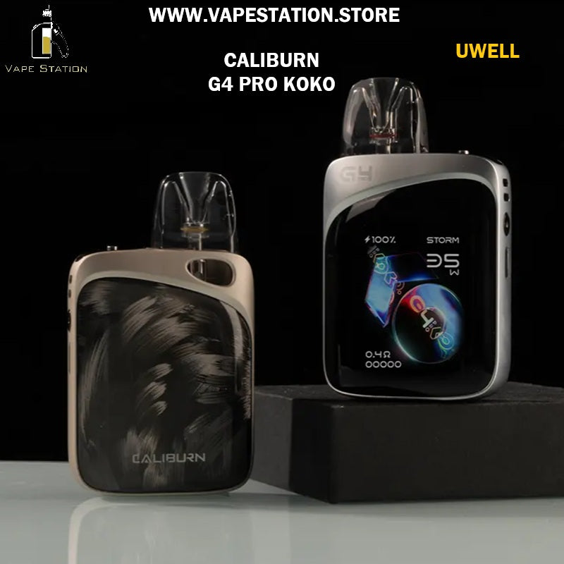 UWELL Caliburn G4 Pro KOKO Pod System Kit 2000mAh Vape Station UWELL Caliburn G4 Pro KOKO Pod System Kit 2000mAh Vape Station