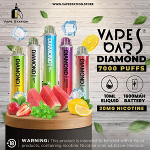 Vapes Bars Diamond 7000 Puffs Disposable Vape Vape Station Vapes Bars Diamond 7000 Puffs Disposable Vape Vape Station