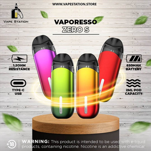 VAPORESSO Zero S Pod System Kit 650mAh