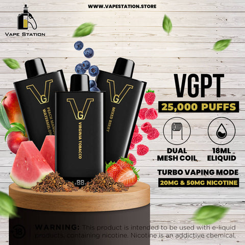 VGPT 25,000 Puffs Disposable Vape