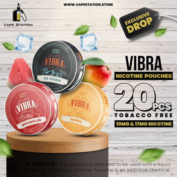 VIBRA Nicotine Pouches - Vape Station