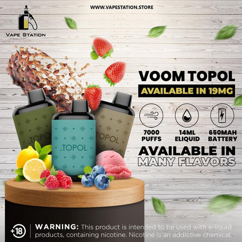 VOOM TOPOL 7000 Puffs 19mg