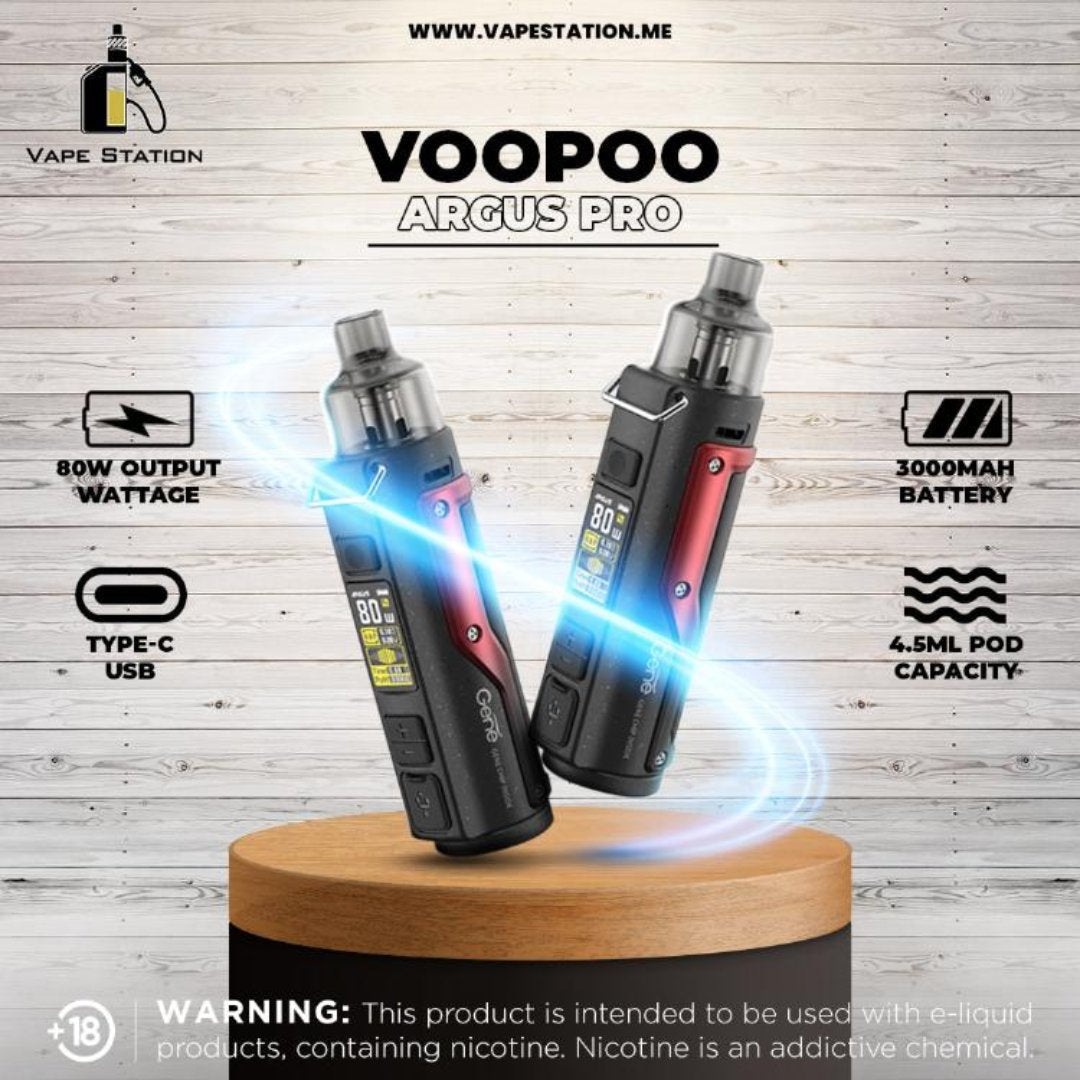 VOOPOO Argus Pro Kit 80W 3000mAh - Vape Station