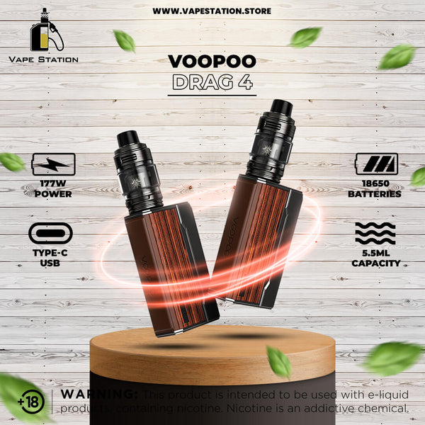 VOOPOO DRAG 4 Mod Kit 177W - Vape Station