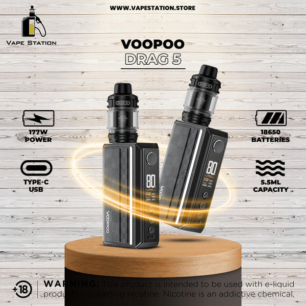 VOOPOO Drag 5 Mod Kit 177W with UFORCE-X Tank