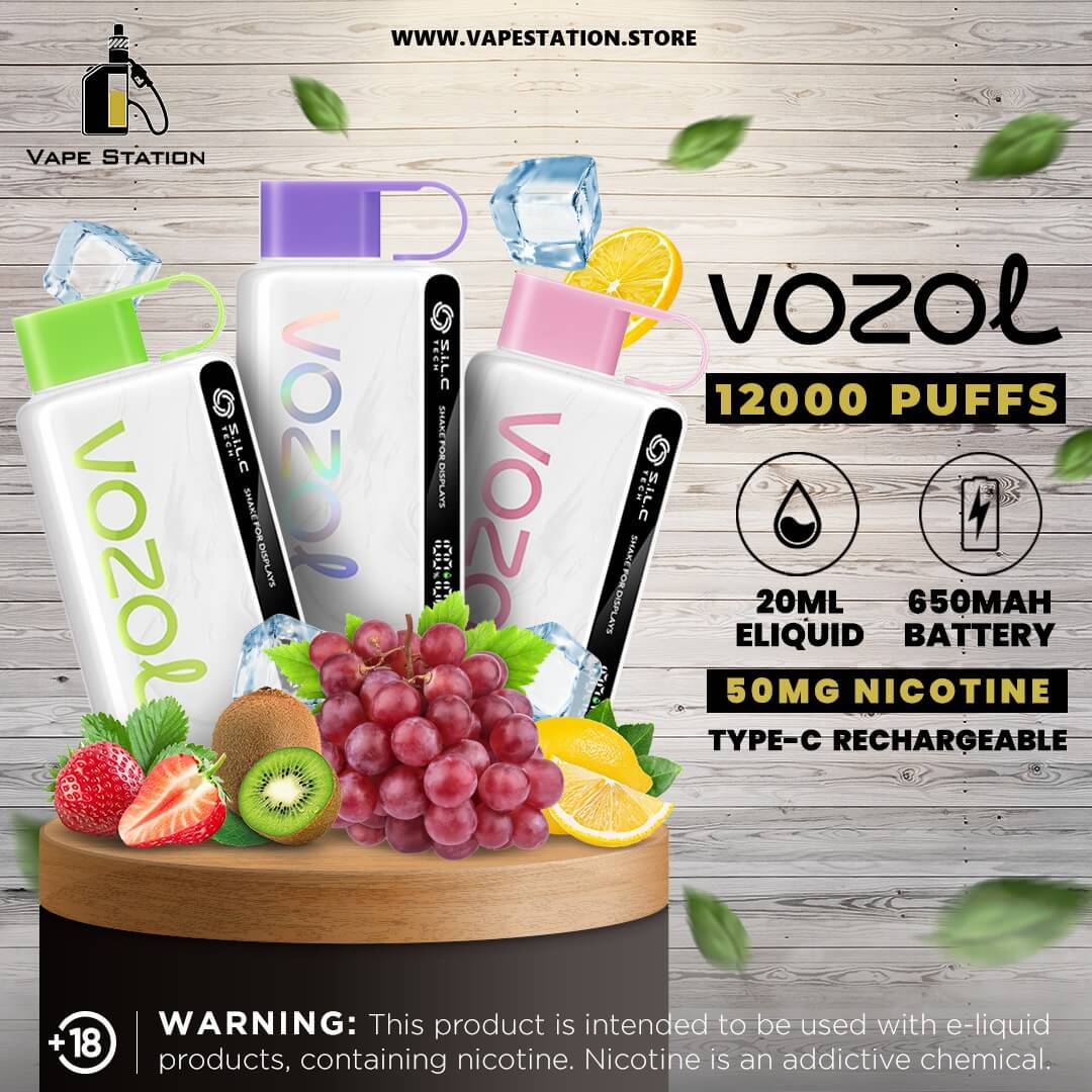 VOZOL STAR 12,000 Puffs Disposable Vape (50mg) Vape Station VOZOL STAR 12,000 Puffs Disposable Vape (50mg) Vape Station