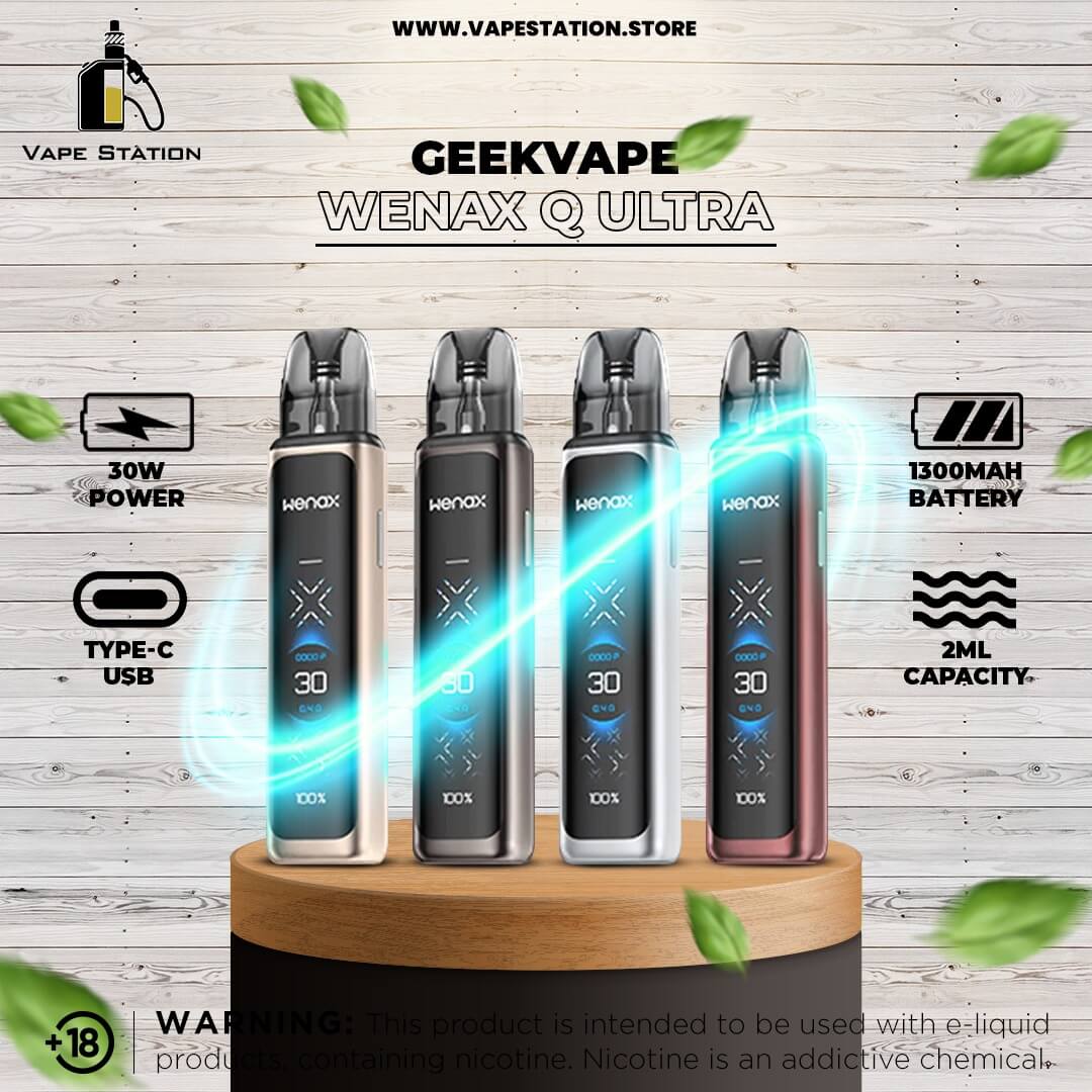 geekvape aegis solo 3 istruzioni GEEKVAPE WENAX Q ULTRA Pod System Kit 1300mAh 30W – Vape Station