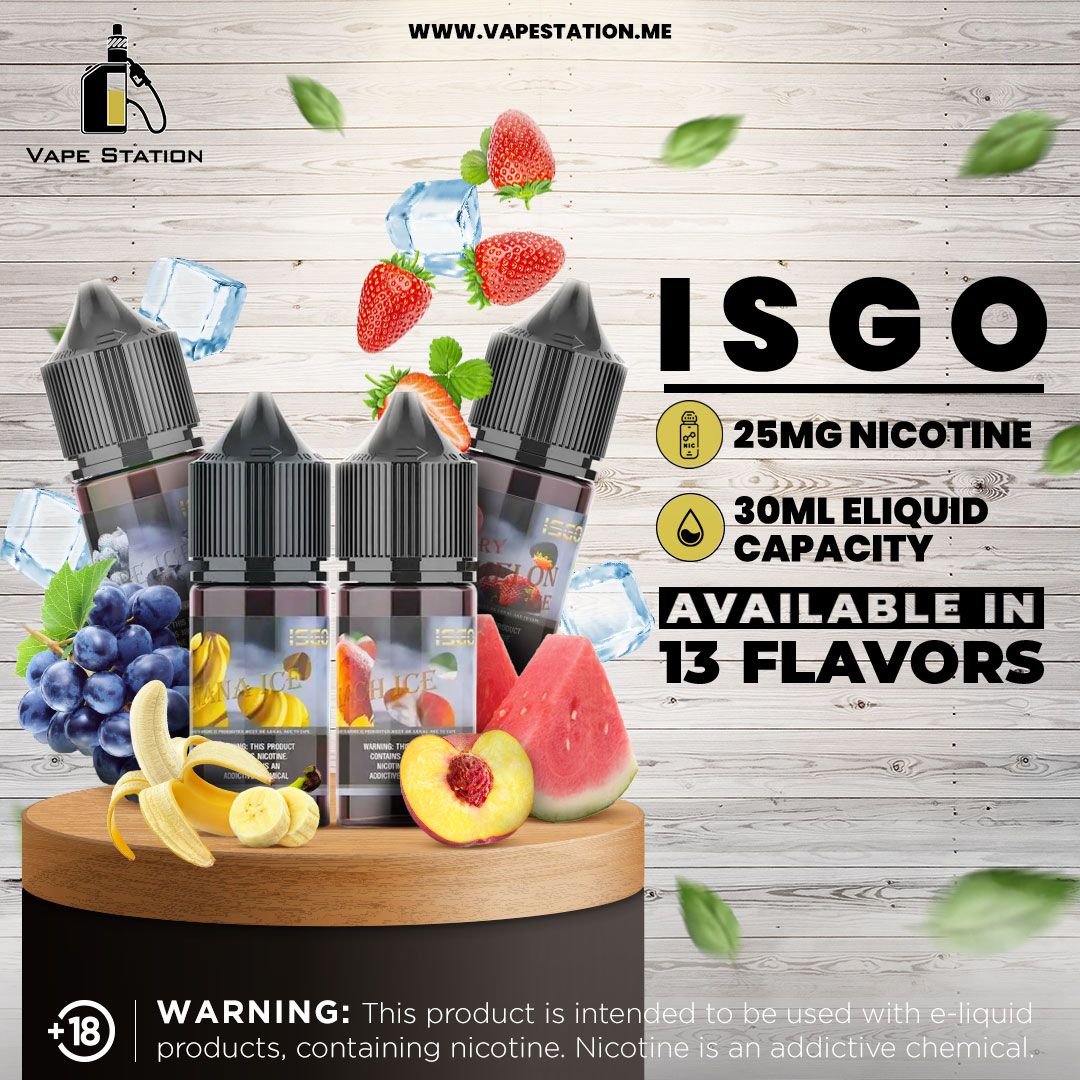 Peach Mango Watermelon By ISGO (Saltnic)