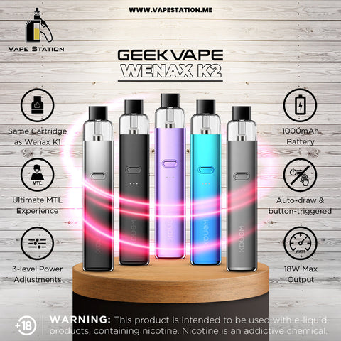 GeekVape WENAX K2 Pod Kit 1000mAh