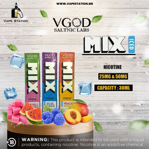 Peach Mango Iced By VGOD MIX (Saltnic)