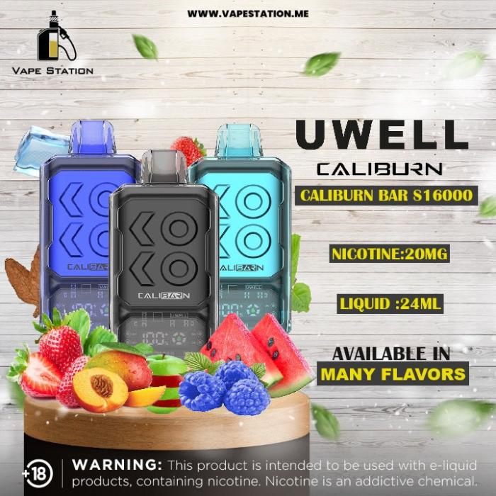 CALIBURN BAR S16000 Puffs Disposable Vape By UWELL