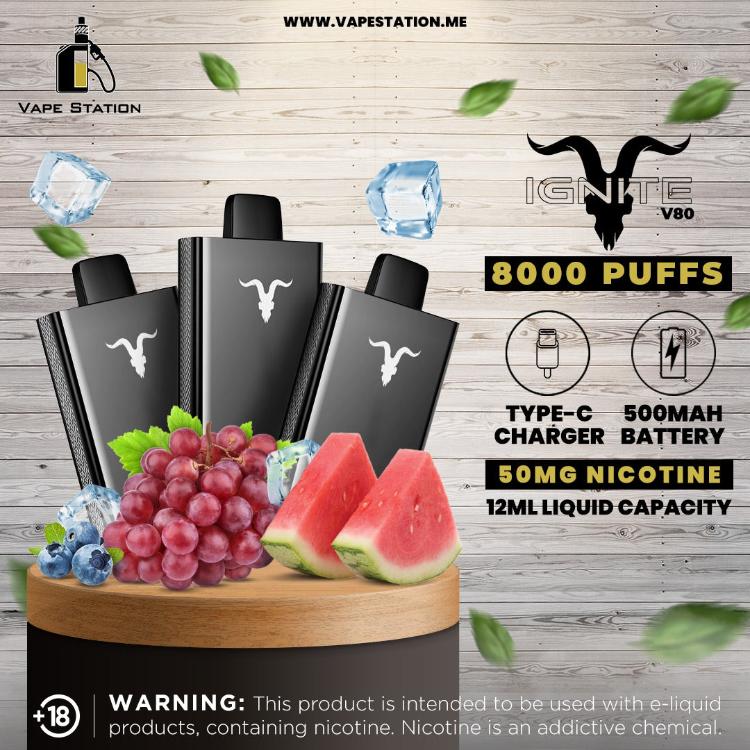 IGNITE V80 8000Puffs Disposable Vapes