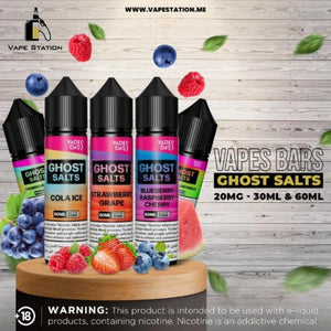 Ghost Salts Caribbean Crush By Vapes Bars (Saltnic) Vape Station Ghost Salts Caribbean Crush By Vapes Bars (Saltnic) Vape Station