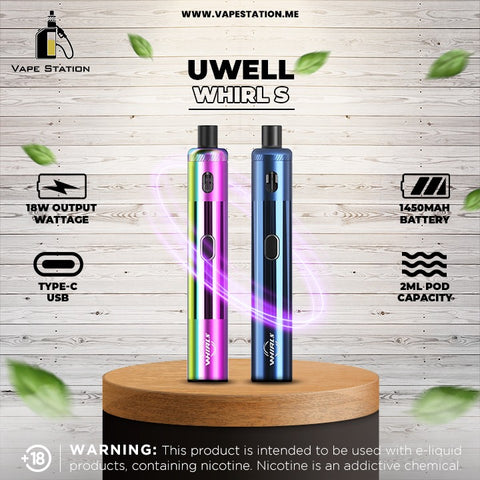 UWELL Whirl S Starter Kit 1450mAh