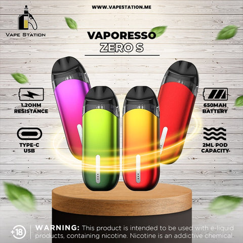 VAPORESSO Zero S Pod System Kit 650mAh