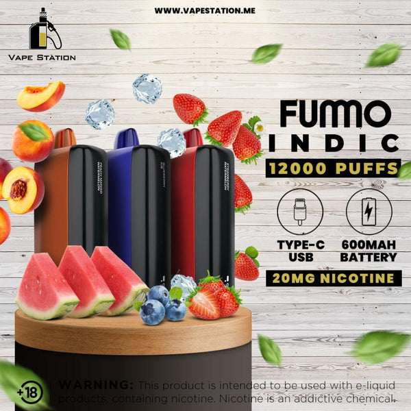 FUMMO INDIC 12000 Puffs Disposable Vape