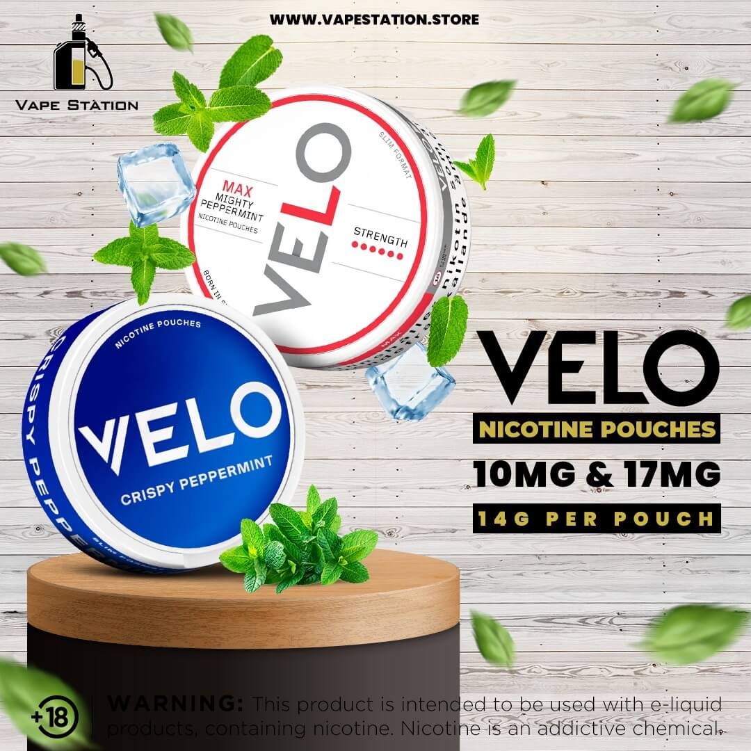VELO Nicotine Pouches – Vape Station Velo pouches near me
