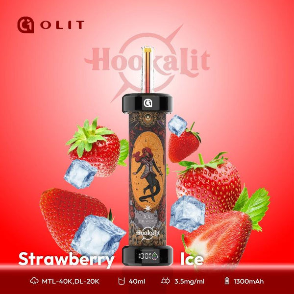 OLIT HookaLit 40,000 Puffs DTL Disposable Vape (3.5mg) - Hookah Lit