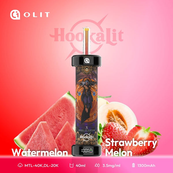 OLIT HookaLit 40,000 Puffs DTL Disposable Vape (3.5mg) - Hookah Lit