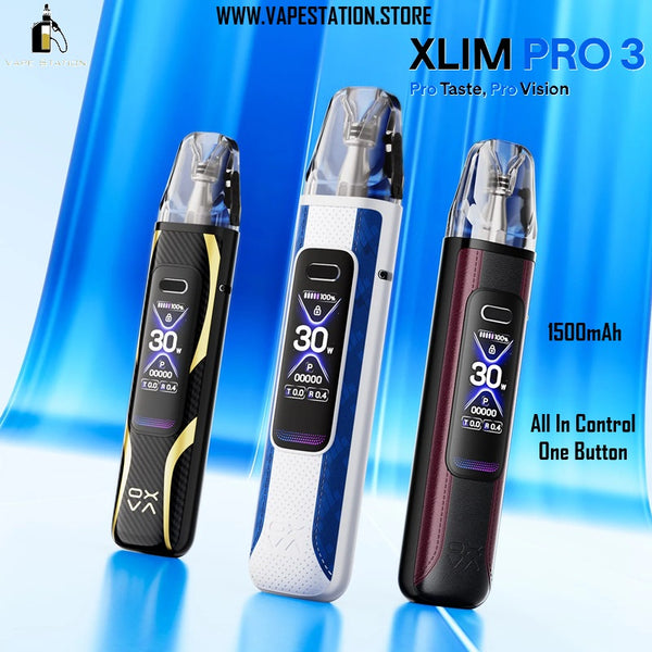 OXVA Xlim PRO 3 Pod System Kit 1500mAh 30W - Vape Station