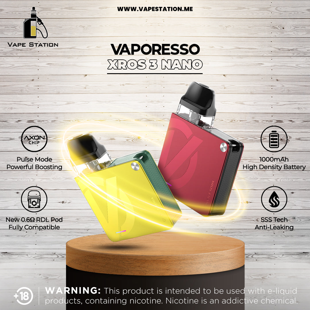 Vaporesso Xros 3 Nano Pod System Kit 1000mAh