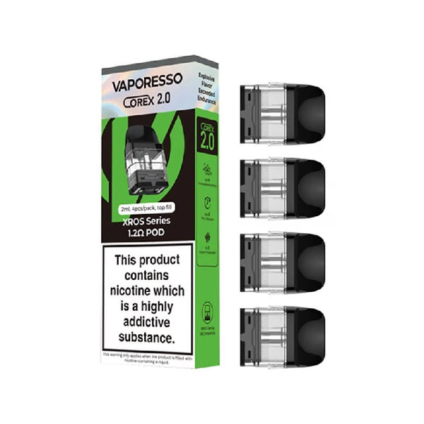 VAPORESSO XROS Replacement Pods 2ml 2pcs & 4pcs