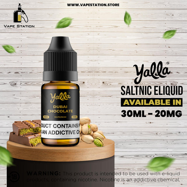 YALLA Dubai Chocolate 30ml (Saltnic) - Vape Station