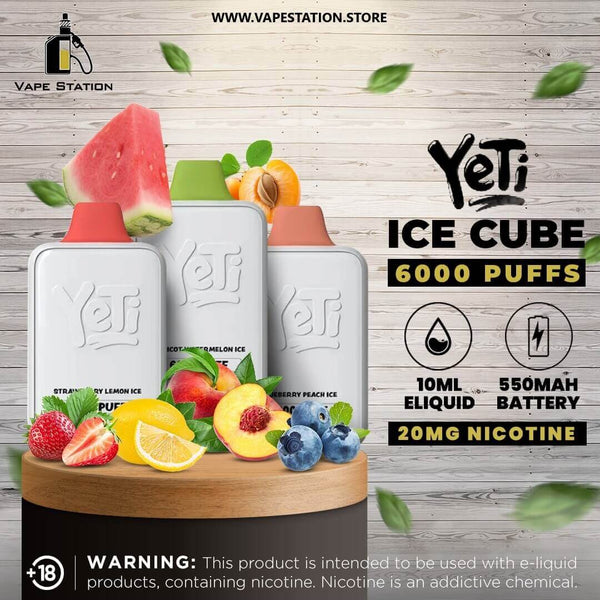 YETI ICE CUBE 6000 Puffs Disposable Vape