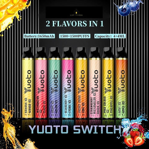 YUOTO Switch 3000 Puffs Disposable Vape