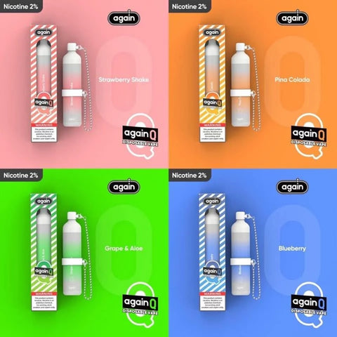 Again Q 1000 Puffs DTL Disposable vape