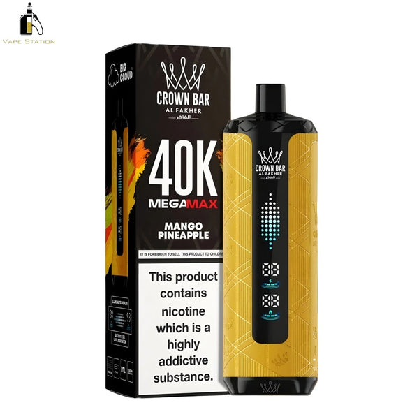 Al Fakher Crown Bar Mega Max 40,000 Puffs Disposable Vape 6mg