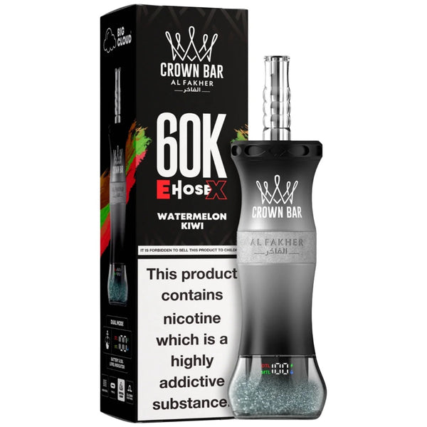 Al Fakher Crown Bar E-Hose X 60,000 Puffs Disposable Vape 6mg - Vape Station