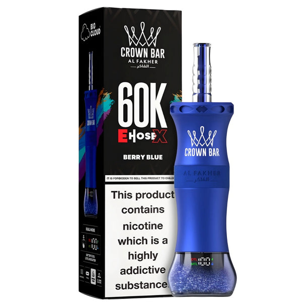Al Fakher Crown Bar E-Hose X 60,000 Puffs Disposable Vape 6mg - Vape Station