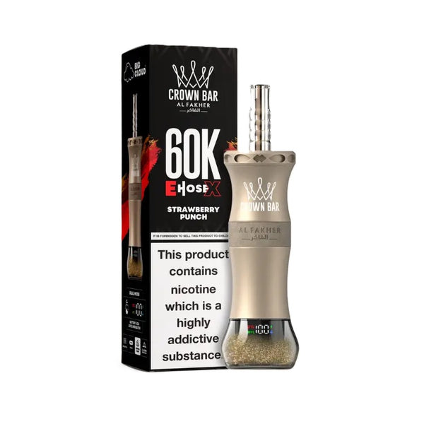 Al Fakher Crown Bar E-Hose X 60,000 Puffs Disposable Vape 6mg - Vape Station