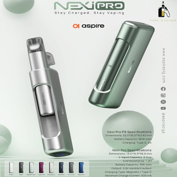 Aspire NEXI Pro Combo Pod System Kit