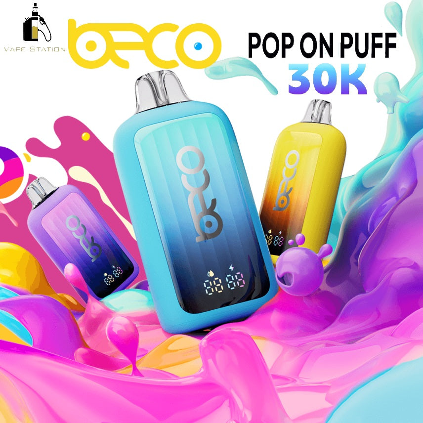 BECO POP 30,000 Puffs Rechargeable Disposable Vape Vape Station BECO POP 30,000 Puffs Rechargeable Disposable Vape Vape Station