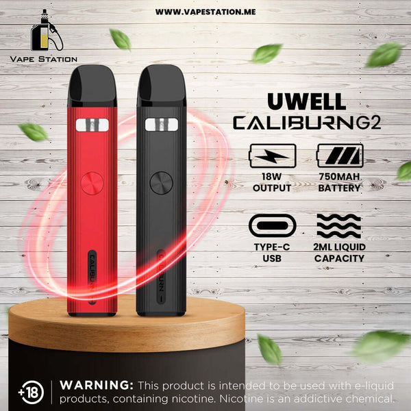 UWELL Caliburn G2 Pod System Kit 750mAh