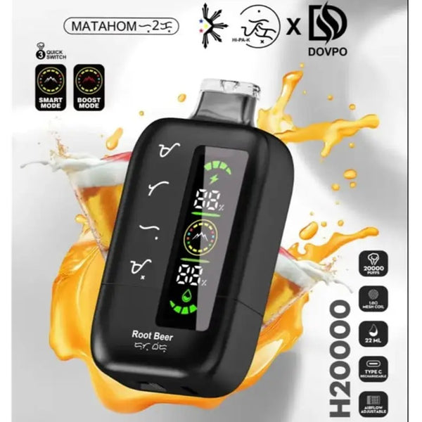 HIPAK 20,000 Puffs Disposable Vape by DOVPO