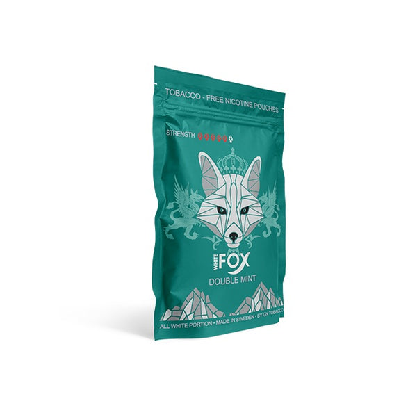 WHITE FOX Nicotine Pouches All White Slim Portion