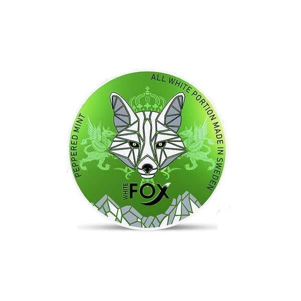 WHITE FOX Nicotine Pouches All White Slim & Mini Portion - Vape Station