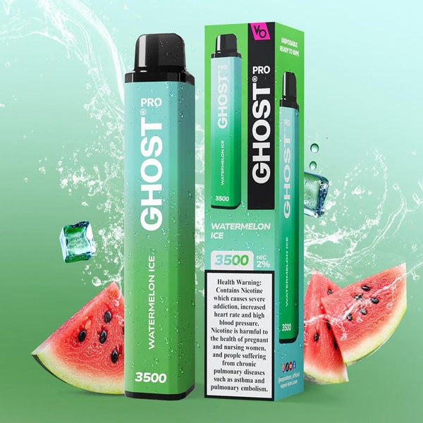 Vapes Bars Ghost Pro 3500 Puffs Disposable Vape (0% & 2% Nicotine) - Vape Station