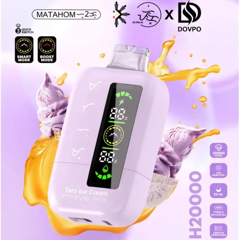 taro vape disposable Coke Bar Disposable Vape 10000 Puffs - Taro Ice Cream main image 1
