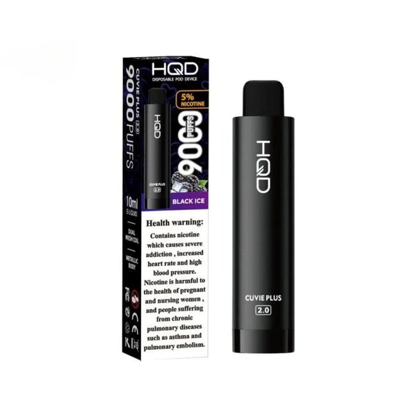 HQD Cuvie Plus 2.0 9000 Puffs 50mg Disposable Pod Device - Vape Station