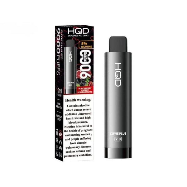 HQD Cuvie Plus 2.0 9000 Puffs 50mg Disposable Pod Device - Vape Station