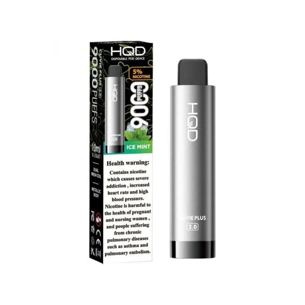 HQD Cuvie Plus 2.0 9000 Puffs 50mg Disposable Pod Device - Vape Station