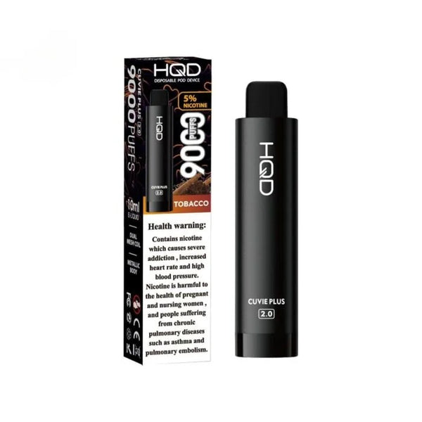 HQD Cuvie Plus 2.0 9000 Puffs 50mg Disposable Pod Device - Vape Station