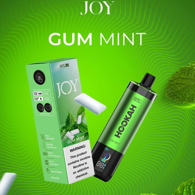 JOY Hookah DTL 40,000 Puffs Rechargeable Disposable Vape