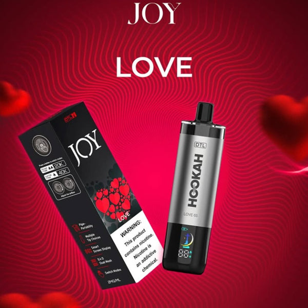 JOY Hookah DTL 40,000 Puffs Rechargeable Disposable Vape